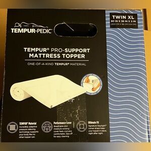 Tempur-Pedic Tempur Pro-Support Mattress Topper - Twin XL 3 IN / NEW